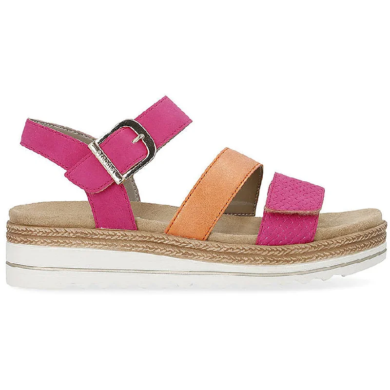 Women's Thong Sandals with a Beaded Design in Multicolor for a Beachy AestheticRemonte D0Q55