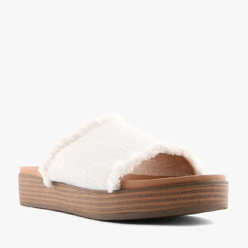 Orthopedic Women's Sandals with Arch Support in Gray for Foot HealthRYLEE NATURAL LINEN