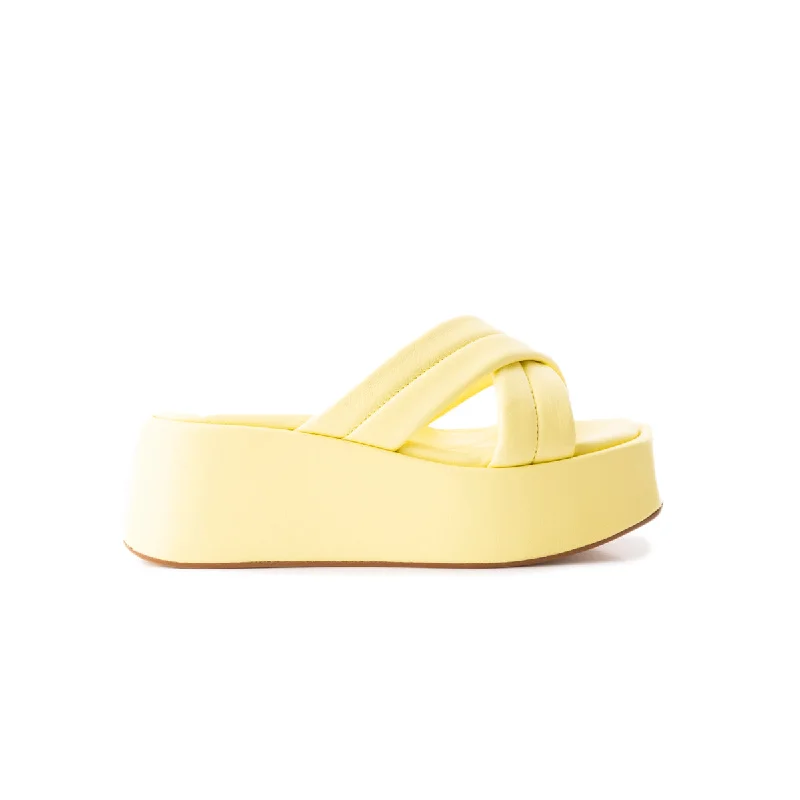 Women's Rhinestone - Embellished Open - Toe Sandals in Silver for a Glamorous Party LookSacra Yellow Leather