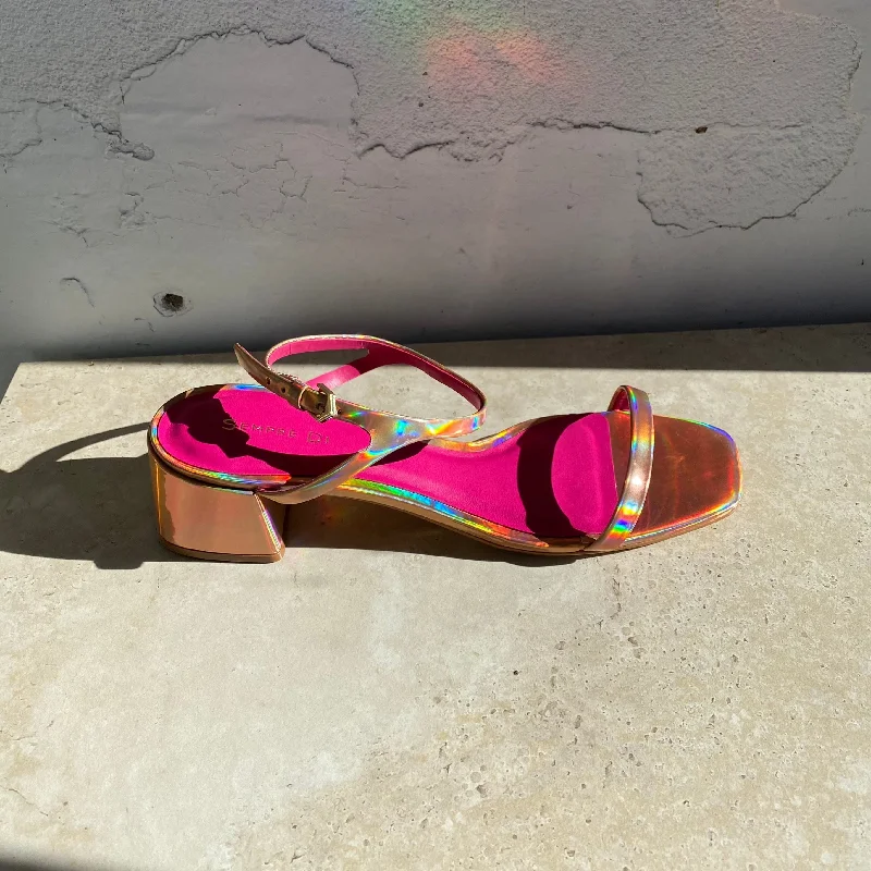 Elastic - Strap Women's Sandals with a Padded Toe in Teal for Easy On - and - OffSempre Di Hermosa Mestico