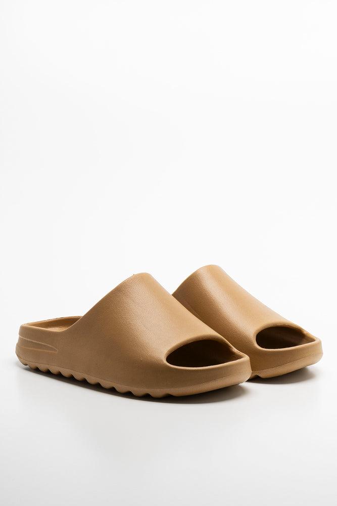 Women's Leather - Strapped Sandals with a Braided Detail in Brown for a Rustic AppealSlide Natural