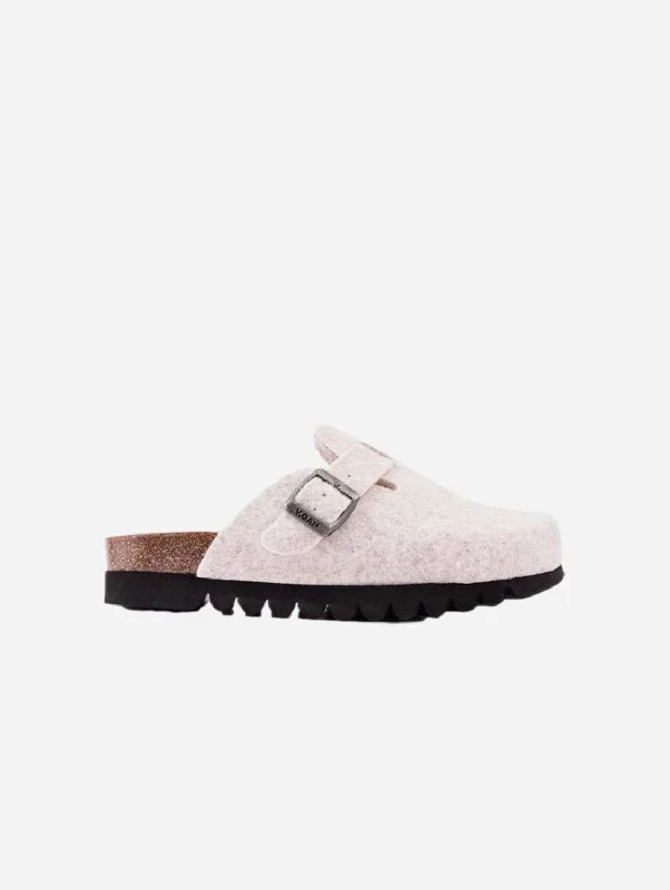 Women's Sandals with a Floral - Printed Upper in Pink for a Feminine Spring LookTaro Women's Footbed Vegan Sandals | White