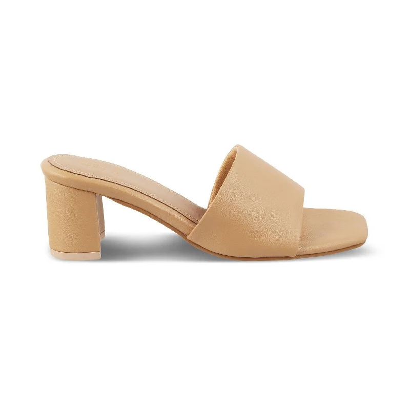 Orthopedic Women's Sandals with Arch Support in Gray for Foot HealthThe Bariz Beige Women's Casual Block Heel Sandals Tresmode