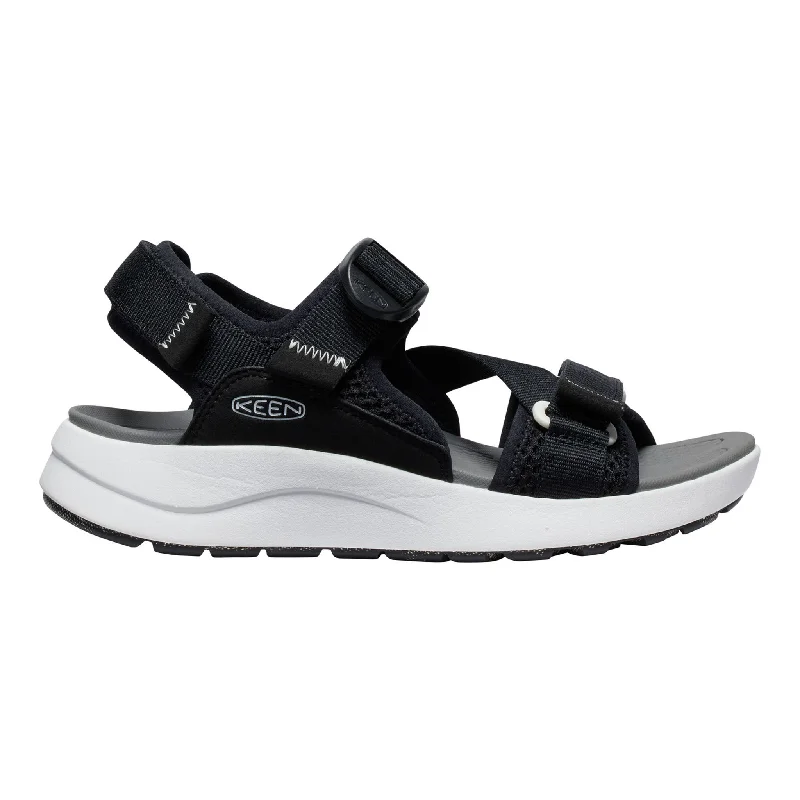 Women's Rhinestone - Embellished Open - Toe Sandals in Silver for a Glamorous Party LookWomen's Elle Sport Backstrap Sandal Black/Steel Grey