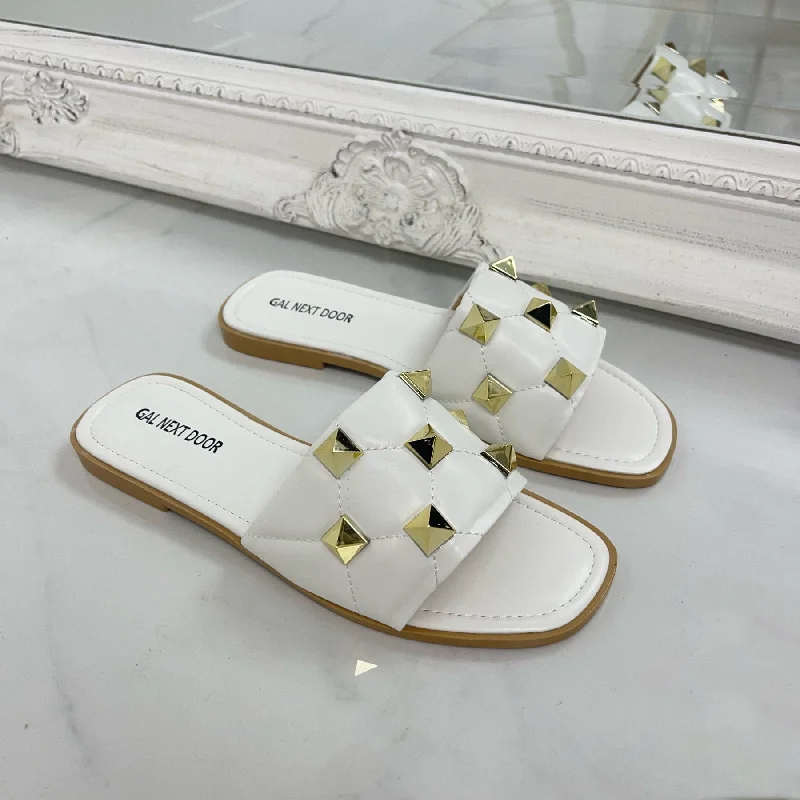 Women's Sandals with a Floral - Printed Upper in Pink for a Feminine Spring Look Women's Sandals with a Floral - Printed Upper in Pink for a Feminine Spring Look Women's Sandals with a Glitter - Coated Strap in Gold for a Sparkly Summer OutfitAfia - White Gold Studs Quilted Sandals Women's Sandals with a Floral - Printed Upper in Pink for a Feminine Spring Look Women's Sandals with a Floral - Printed Upper in Pink for a Feminine Spring Look Women's Sandals with a Glitter - Coated Strap in Gold for a Sparkly Summer OutfitAfia - White Gold Studs Quilted Sandals