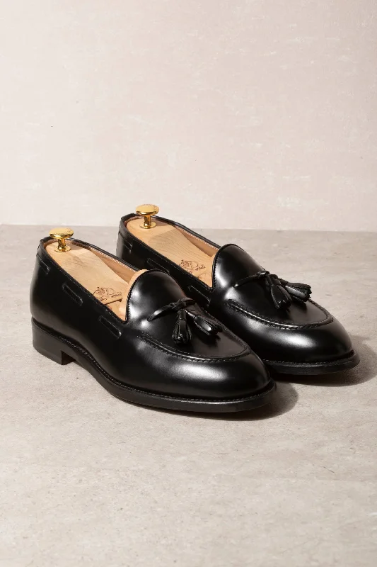 Sustainable Women's Recycled Material Loafers in Gray for Eco - Conscious ShoppersBlack tassel loafers - Made In Italy Sustainable Women's Recycled Material Loafers in Gray for Eco - Conscious ShoppersBlack tassel loafers - Made In Italy