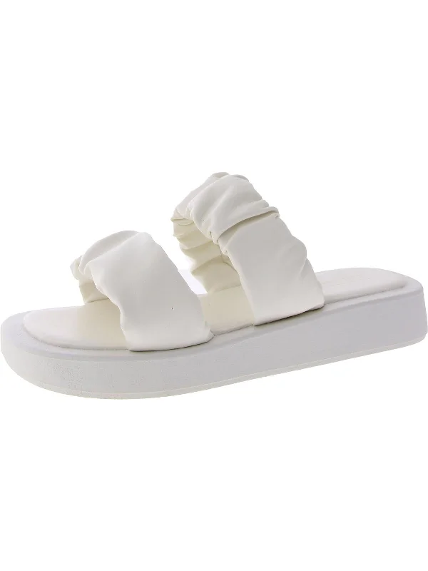 Women's Thong Sandals with a Beaded Design in Multicolor for a Beachy Aesthetic Women's Thong Sandals with a Beaded Design in Multicolor for a Beachy Aesthetic Women's Sandals with a Floral - Printed Upper in Pink for a Feminine Spring LookClub South Beach Womens Faux Leather Slip-On Slide Sandals