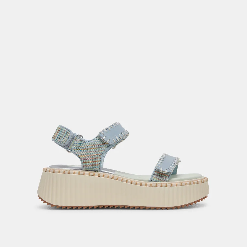 Women's Sandals with a Glitter - Coated Strap in Gold for a Sparkly Summer Outfit Women's Sandals with a Glitter - Coated Strap in Gold for a Sparkly Summer Outfit Anti - Slip Women's Sandals with a Grooved Sole in Green for Outdoor AdventuresDEBRA SANDALS LIGHT BLUE KNIT Women's Sandals with a Glitter - Coated Strap in Gold for a Sparkly Summer Outfit Women's Sandals with a Glitter - Coated Strap in Gold for a Sparkly Summer Outfit Anti - Slip Women's Sandals with a Grooved Sole in Green for Outdoor AdventuresDEBRA SANDALS LIGHT BLUE KNIT