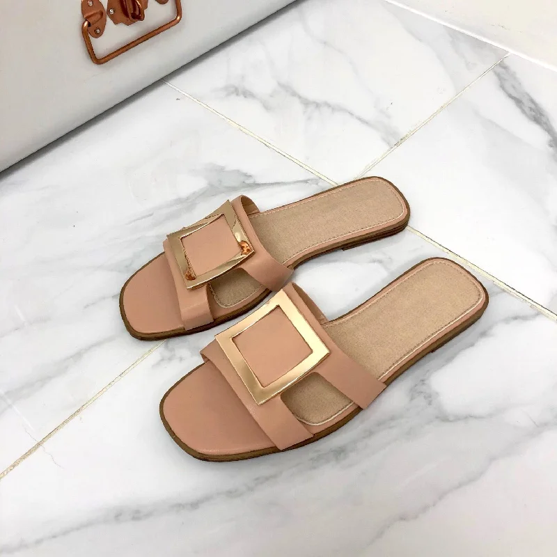 Women's Sandals with a Glitter - Coated Strap in Gold for a Sparkly Summer Outfit Women's Sandals with a Glitter - Coated Strap in Gold for a Sparkly Summer Outfit Anti - Slip Women's Sandals with a Grooved Sole in Green for Outdoor AdventuresEsmerelda - Nude With Gold Square Detail and Cut Outs Flat Slip On Sandals Women's Sandals with a Glitter - Coated Strap in Gold for a Sparkly Summer Outfit Women's Sandals with a Glitter - Coated Strap in Gold for a Sparkly Summer Outfit Anti - Slip Women's Sandals with a Grooved Sole in Green for Outdoor AdventuresEsmerelda - Nude With Gold Square Detail and Cut Outs Flat Slip On Sandals