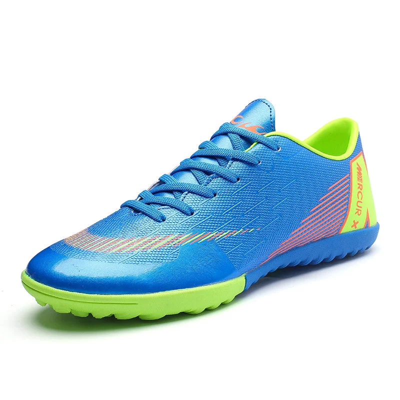 Women's soccer shoes with a textured upper for better gripProfessional Turf Soccer Shoes