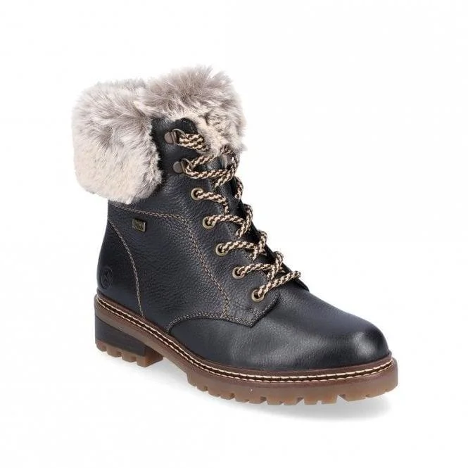 women's ankle boots for workAlpine Black Ankle Boots