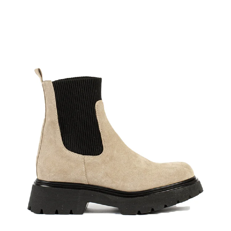 women's ankle boots for eveningLorrie Sand Suede Chelsea Boots