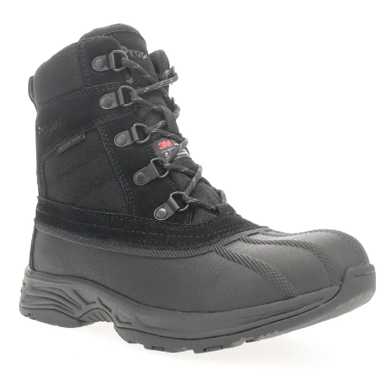women's ankle boots with perforationsCortland Black Waterproof Ankle Boots