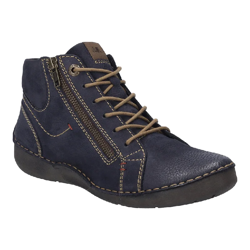 women's ankle boots with cutoutsFergey 67 Blue Ankle Boots