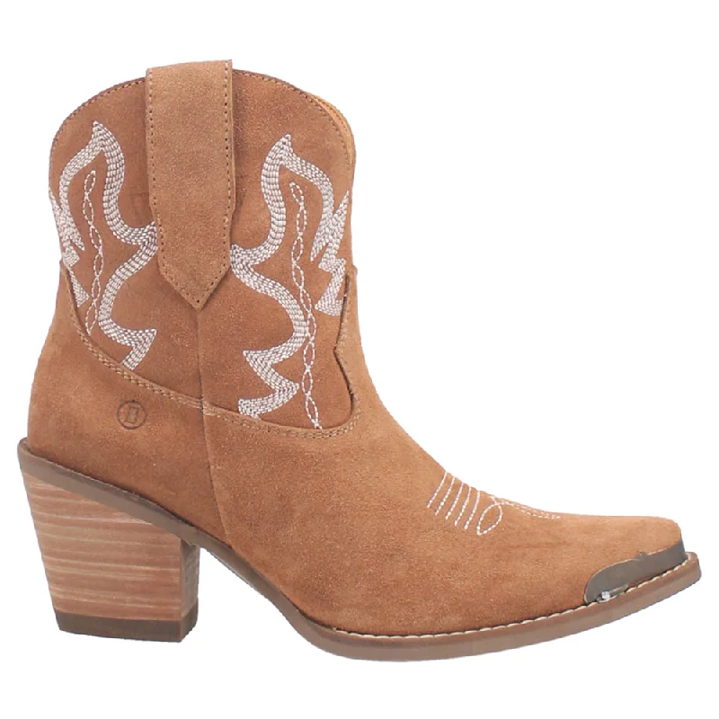 women's ankle boots with pointed toeJoyride Embroidered Snip Toe Cowboy Booties