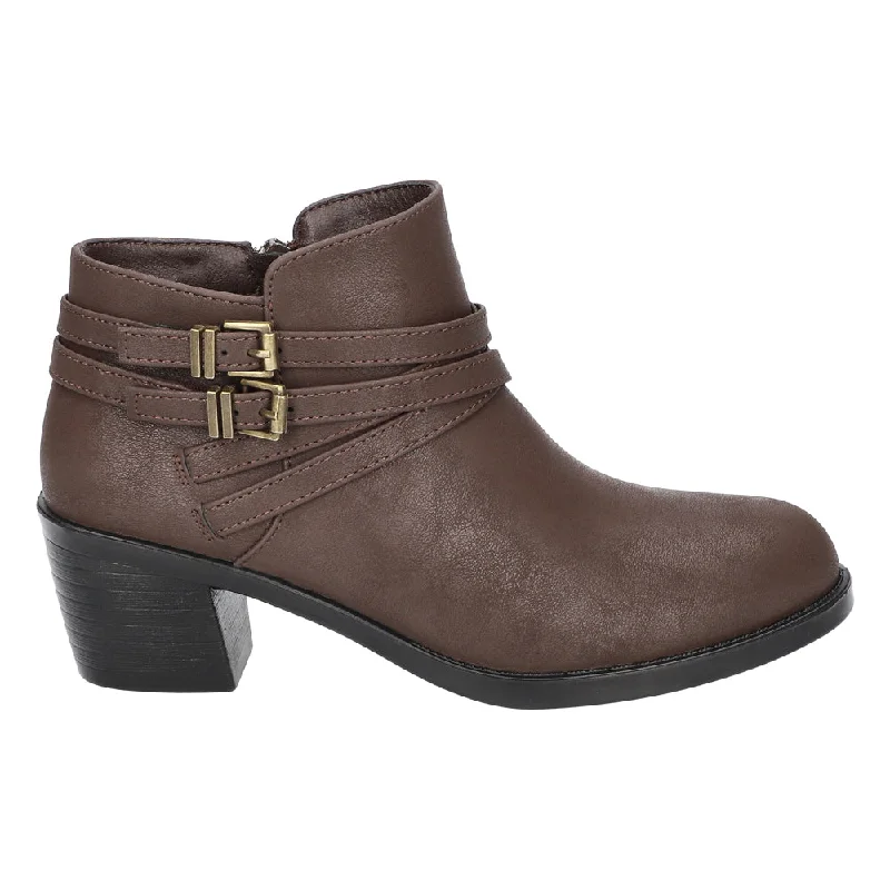 women's ankle boots with over-the-knee lookKory Zippered Round Toe Boots