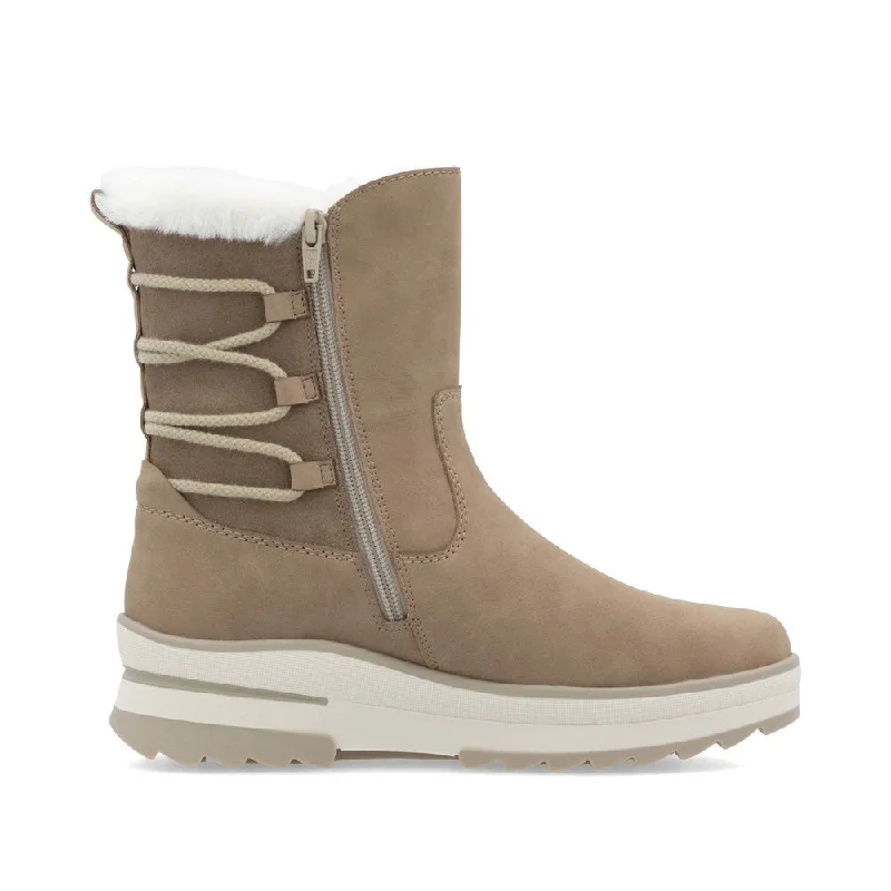 women's ankle boots with pull tabsPolar Camel Ankle Boots