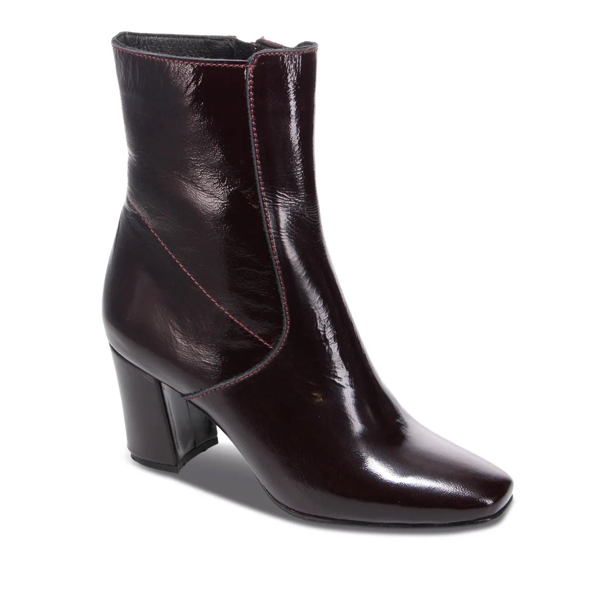 women's ankle boots with studsBueno VIVIAN Heeled Boot in Bordeaux