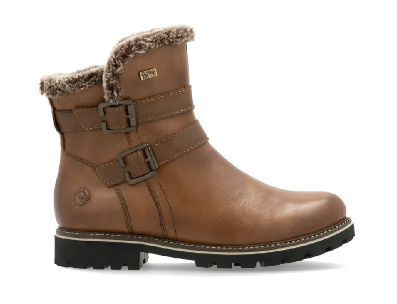 women's ankle boots with round toeRaven Brown Ankle Boots