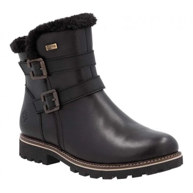 women's ankle boots for winterRaven Black Ankle Boots