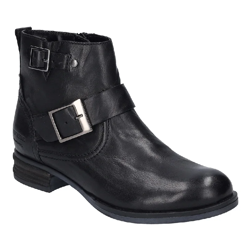 women's ankle boots with over-the-knee lookSanja 16 Black Ankle Boots