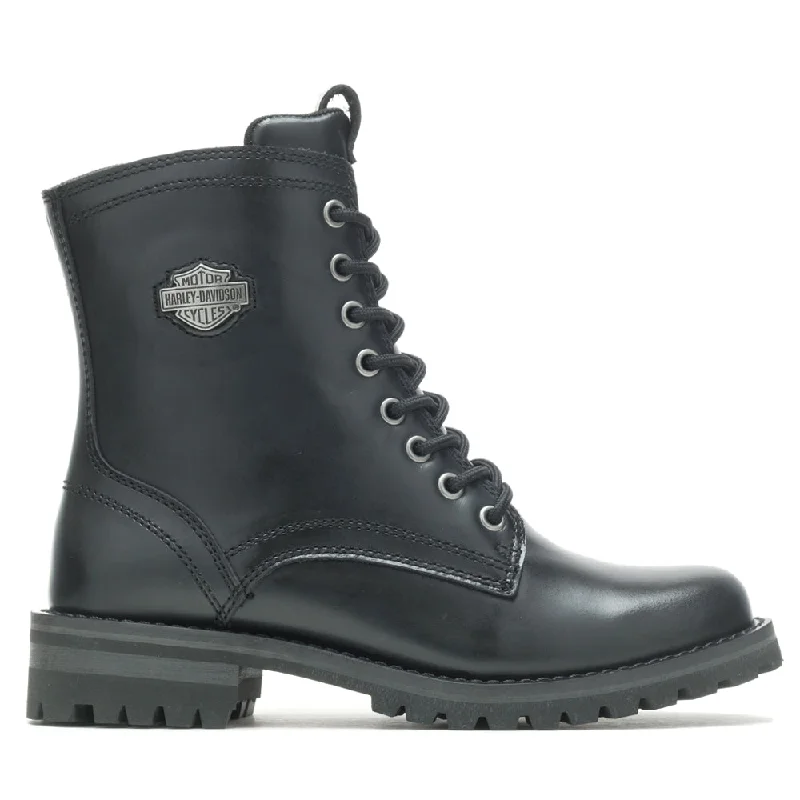women's ankle boots with velvetWalsen Zippered Lace Up Motorcycle Boots
